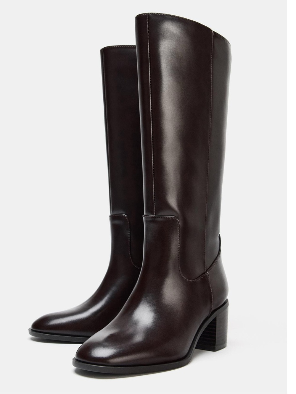 ZARA BLOCK HEEL BOOTS